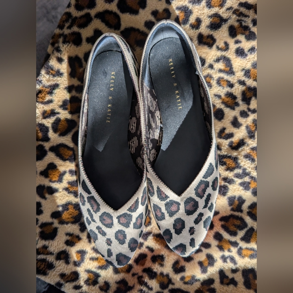 Kelly & Katie Animal Print Flats